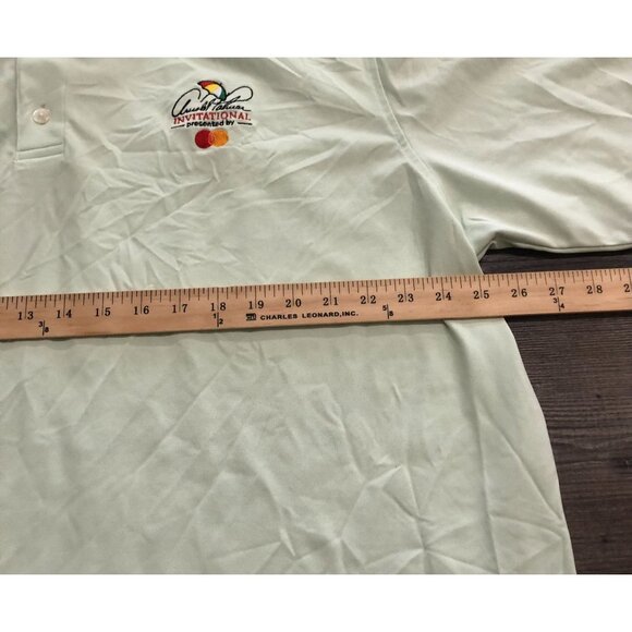 Footjoy Mens 2XL Arnold Palmer Invitational Light Green Golf Polo Shirt - Picture 5 of 6